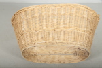 Textilkorg, 1900-tal, flätad rotting
