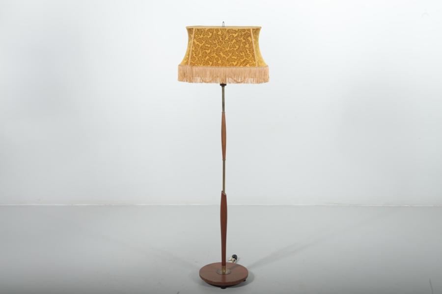 Golvlampa teak, 1950-1960 tal