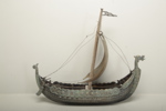 Vikingaskepp brons/koppar, 1900-tal