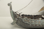 Vikingaskepp brons/koppar, 1900-tal