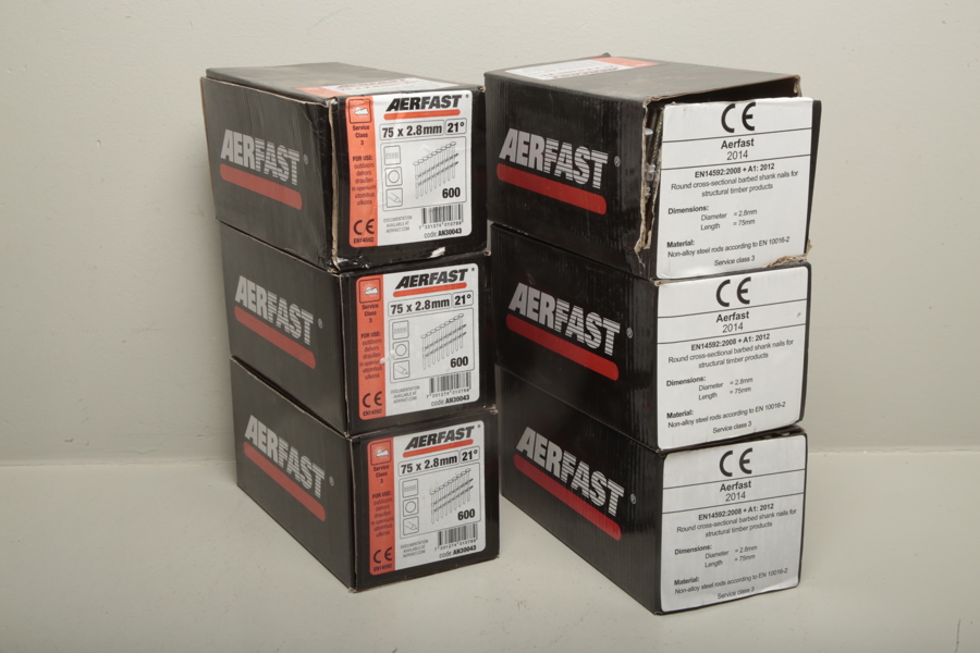 Aerfast, Bandad spik, 6-Pkt x 600st