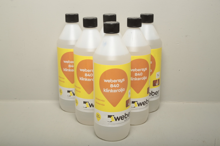 Webersys 838, Klinkersrent 6st x 1L