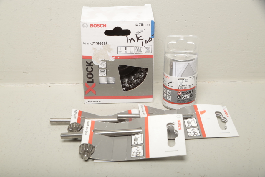 Bosch, Diamantborr/hålsåg, Borrmaskin nycklar & Slipborste