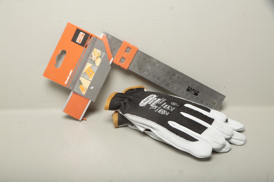 Arbetshandske 'Raptor' Storlek: 9 & Bahco Vinkel