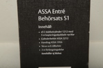 ASSA, Entré behörsats S1, för sidodörr 