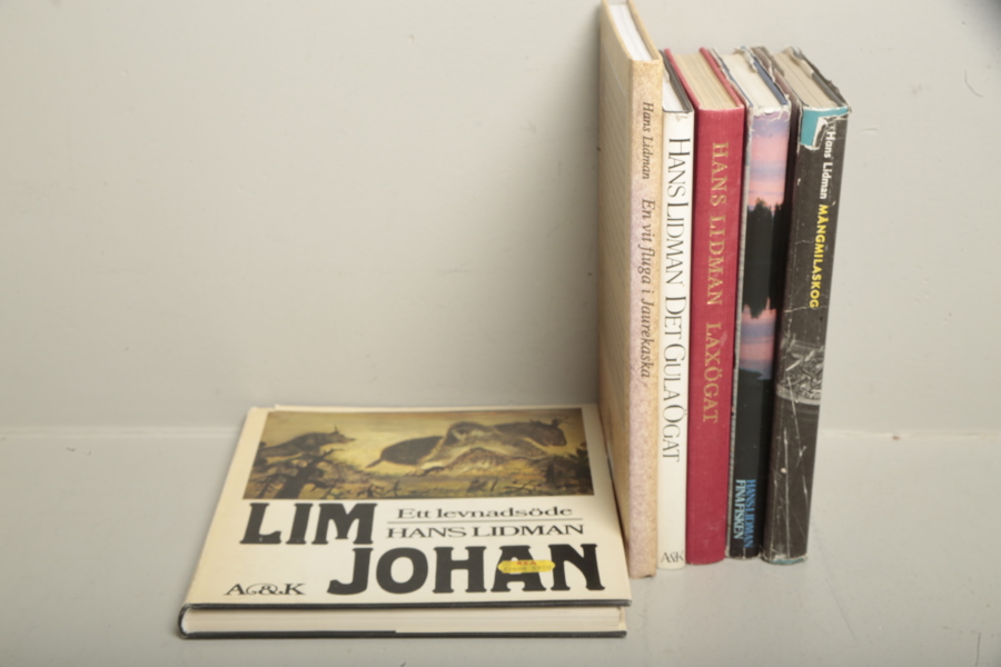Hans Lidman böcker, 6st