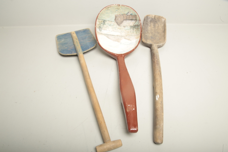 Träföremål, Allmoge 1800/1900-tal 