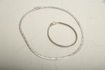 Halsband + armband silver