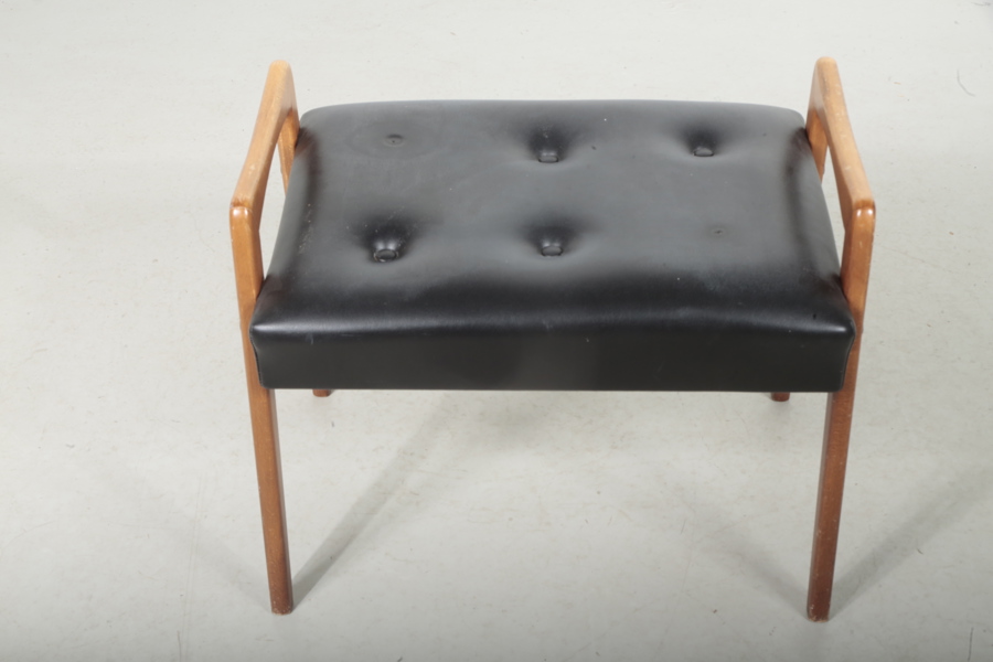 Fotpall teak, 1960-tal