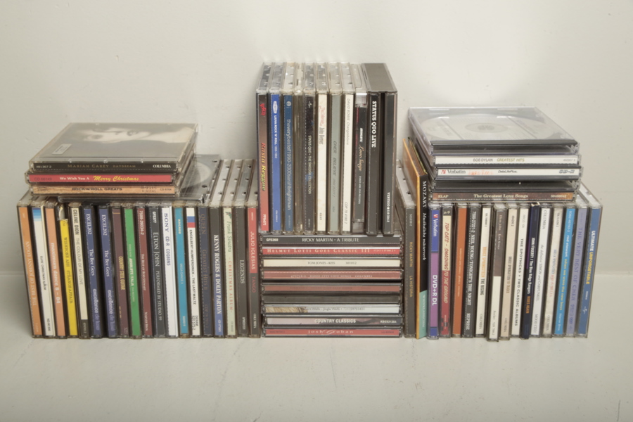 Parti CD-skivor, utländska artister