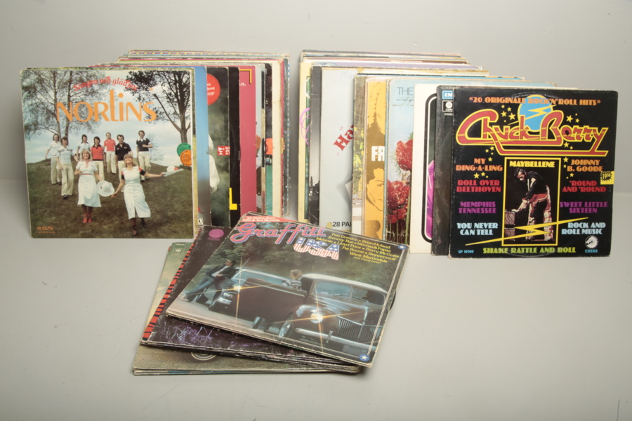 Parti vinylskivor LP