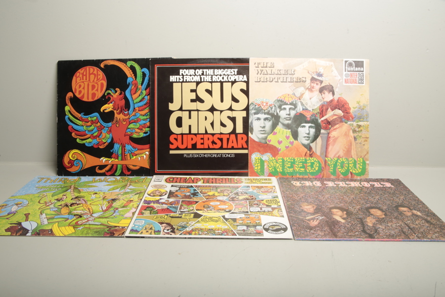 Vinylskivor LP, 6 stycken