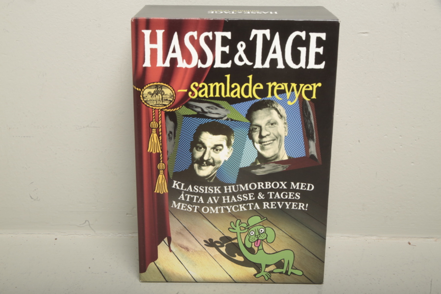Hasse & Tage samlade revyer, DVD, 8 stycken
