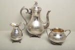 Serverings-set nysilver, 3 delar, 1900-tal