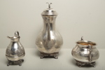 Serverings-set nysilver, 3 delar, 1900-tal