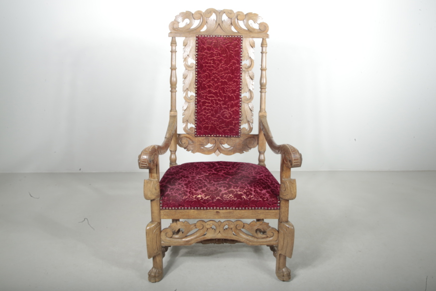 Karmstol Barock-stil, 1800-1900 tal