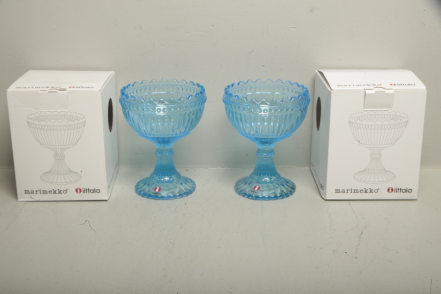 Iittala "Marimekko" skålar, 2 stycken