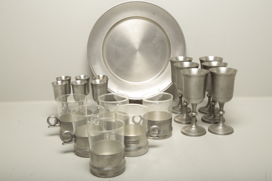 Tennföremål, 19-delar 