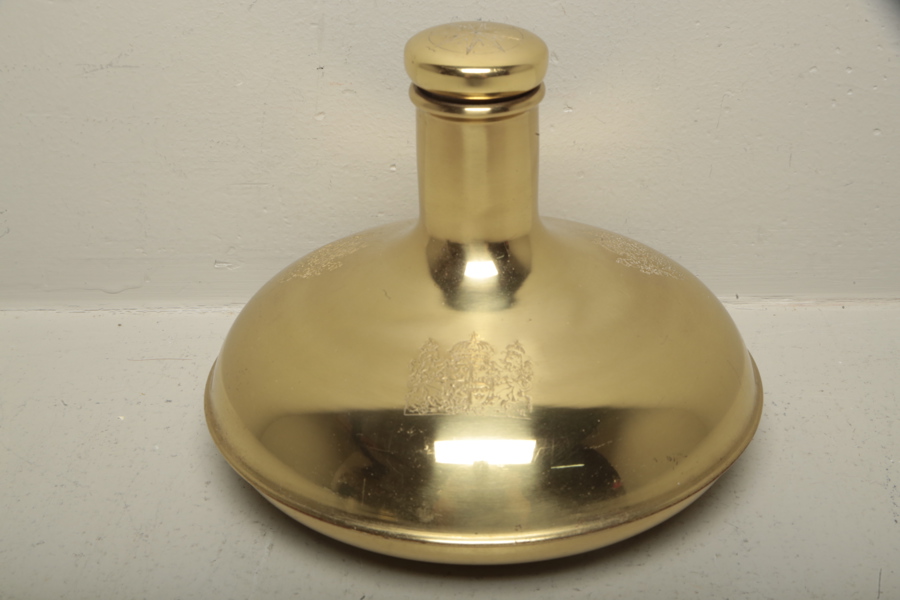 Karaff, mässing, "Kaptenskaraff"