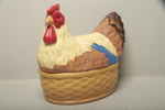 Ägghöna, porslin 