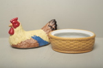 Ägghöna, porslin 