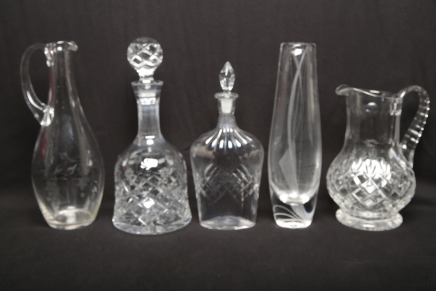 Kristall, diverse 5-delar