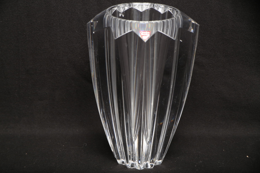 Orrefors, kristallvas, "Zodiac" 