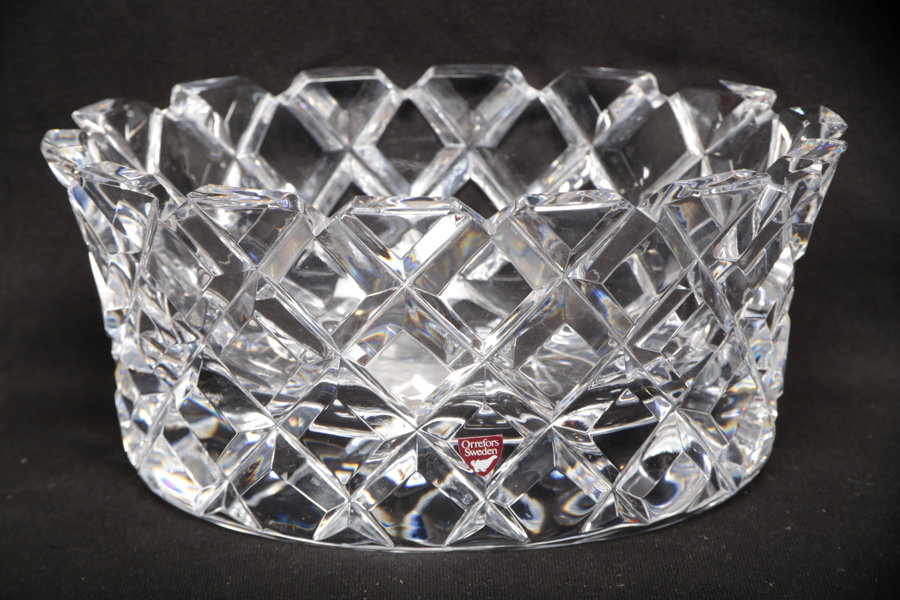 Orrefors, kristallskål "Sofiero"