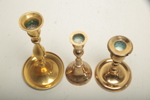 Ljusstakar i mässing, 3-par