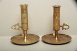 Ljusstakar i mässing, 1-par, 1900-tal