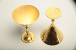 Skultuna, Cocktailglas i mässing, 4st, 1900-tal