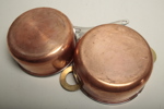 Kopparkastruller, 2st 