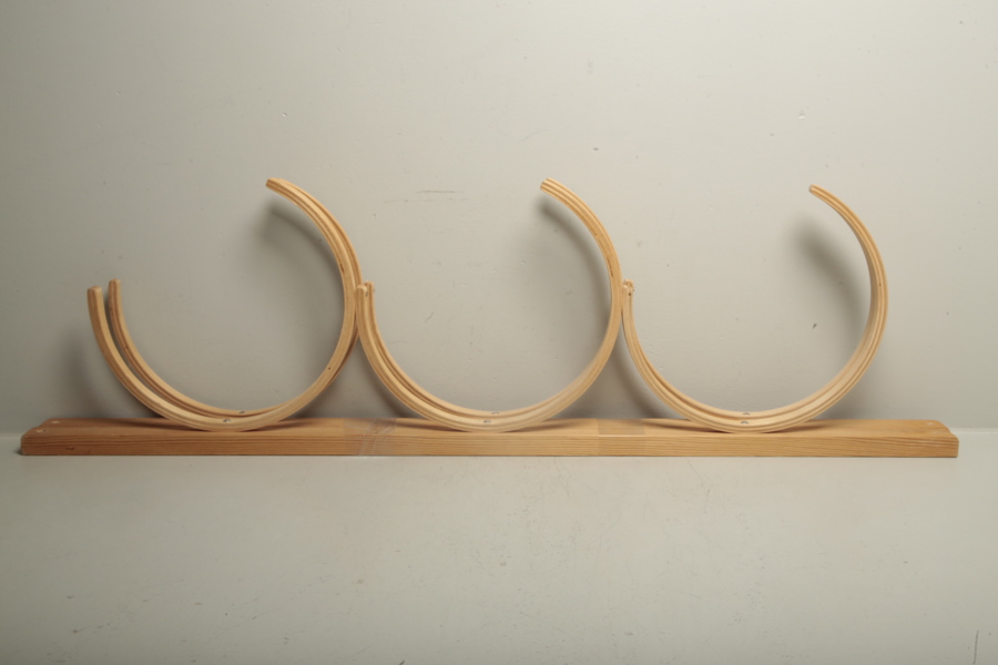 Ritningshylla i furu, 1-par, Océ-Ingut AB. 1900-tal.