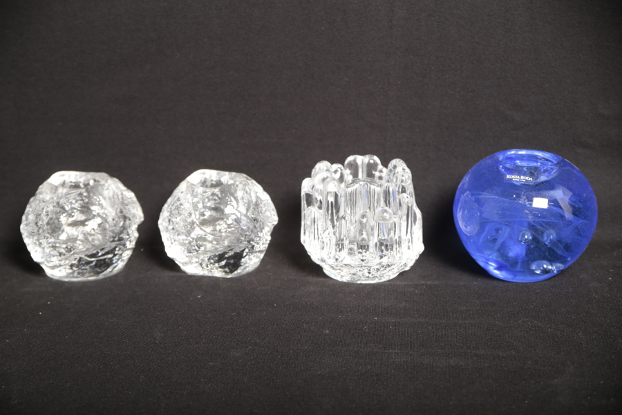 Ljuslyktor 4st, Kosta m.m. 