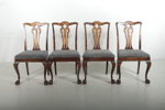 Stolar, 4st, "Chippendale", 1900-talets första hälft