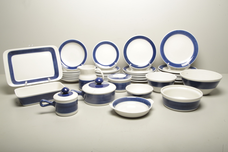 Rörstrand "Koka Blå" servis, 43-delar