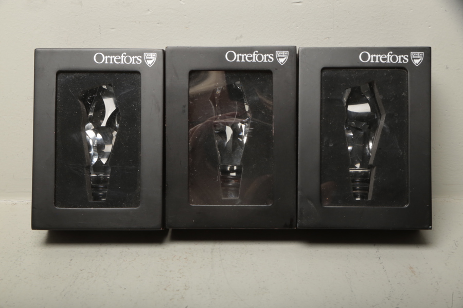 Orrefors glasproppar 