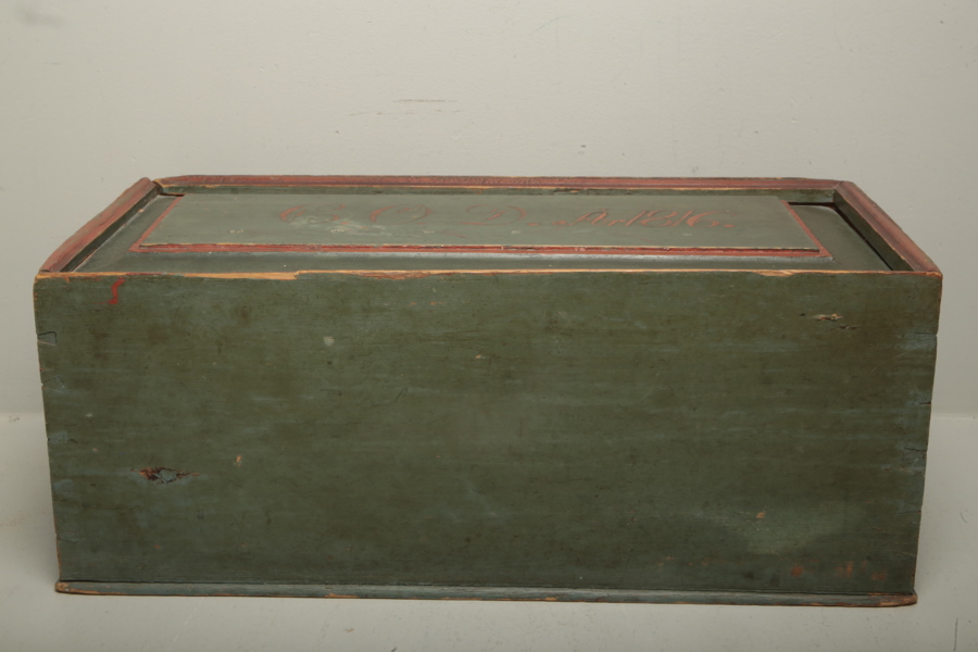 Ljuslåda, 1800-tal, Allmoge 