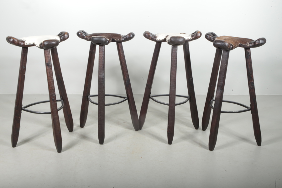 Barstolar, 4st, Spanien 1960-tal