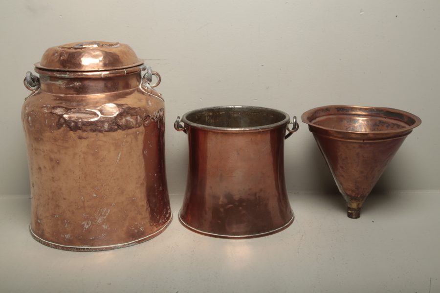 Koppar, 3-delar, 1800/1900-tal 