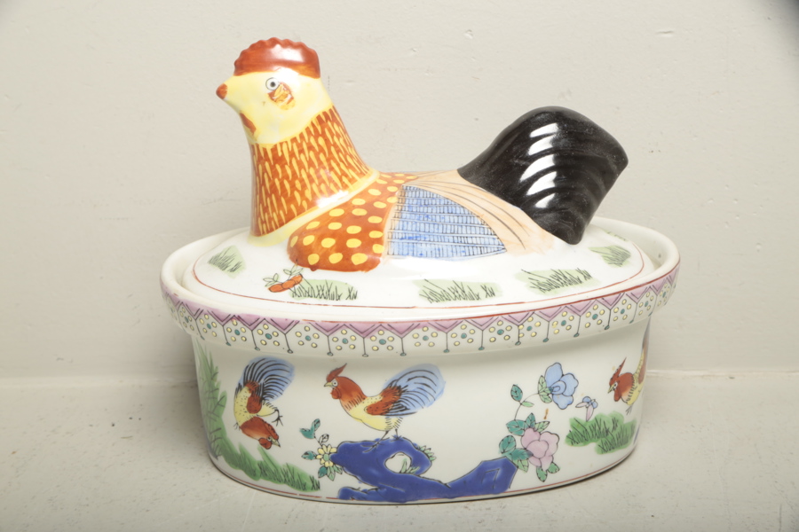 Ägghöna, 'Kina', 1900-tal