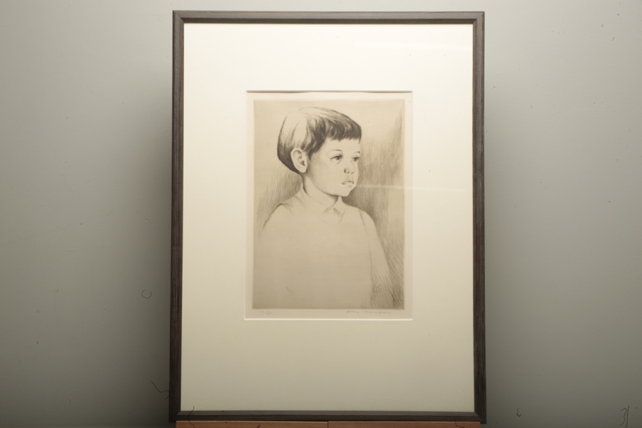 Olle Hanspers, litografi, signerad 