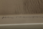 Olle Hanspers, litografi, signerad 