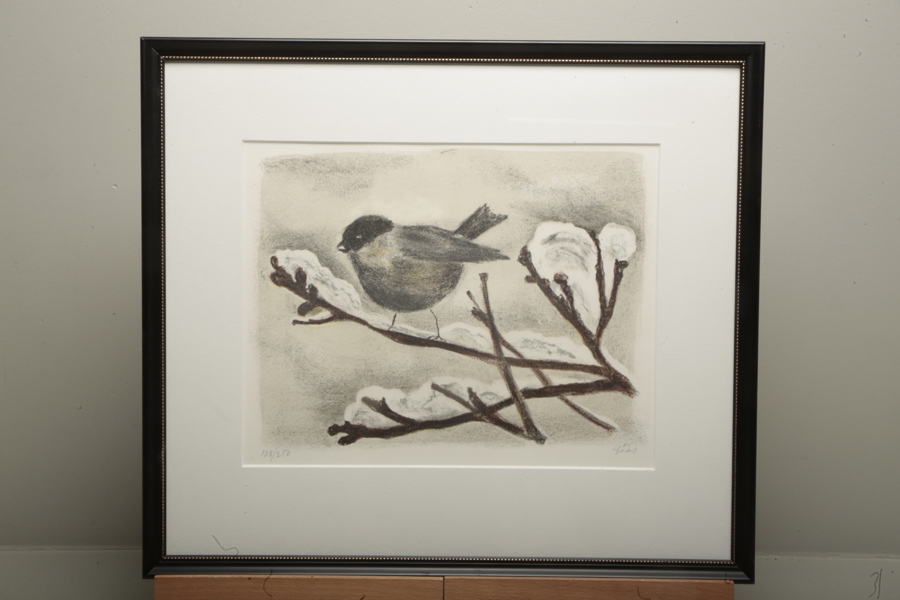 Evy Låås, Färglitografi, signerad