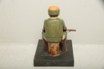 Figurin, trä, "Jägare på pass"