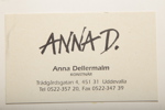 Anna Dellermalm, blandteknik, signerad