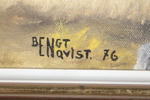 Bengt Enqvist, olja på duk, Signerad-76