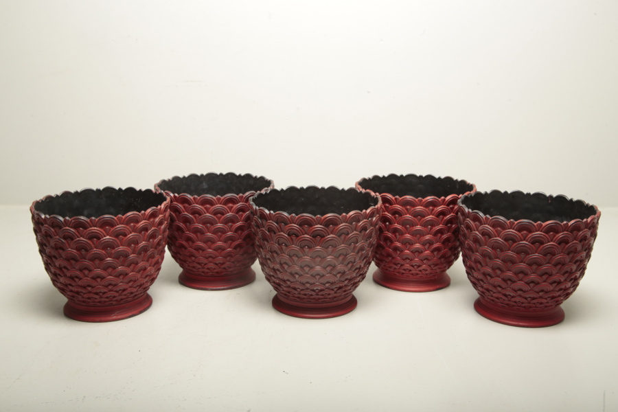 'Emja' Wester Germany, 5st blomkrukor