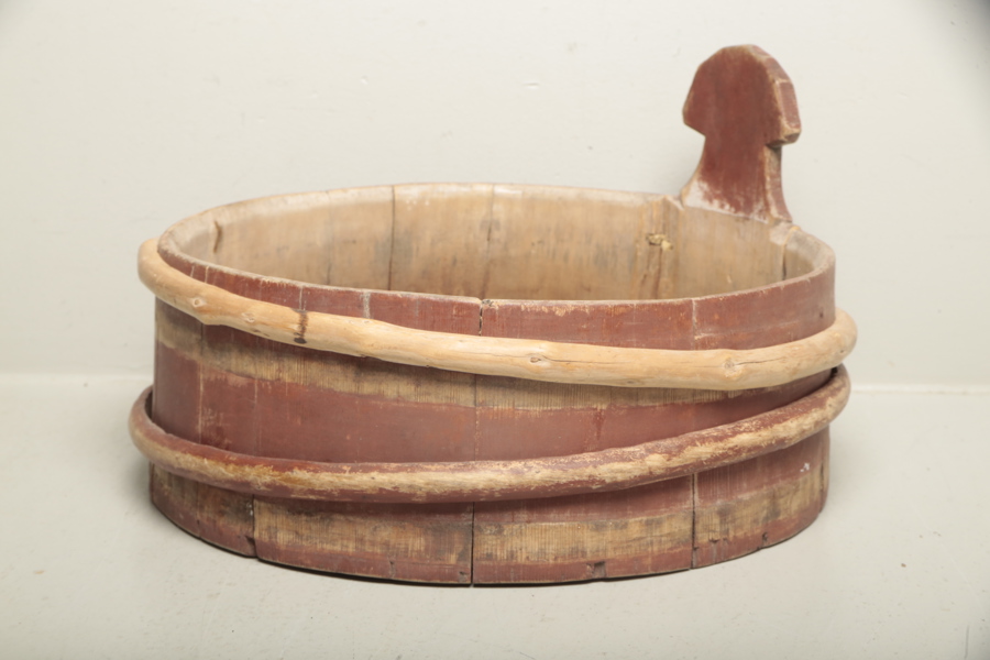 Laggkärl, 1800-tal, Allmoge 