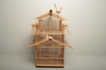 Fågelbur, trä